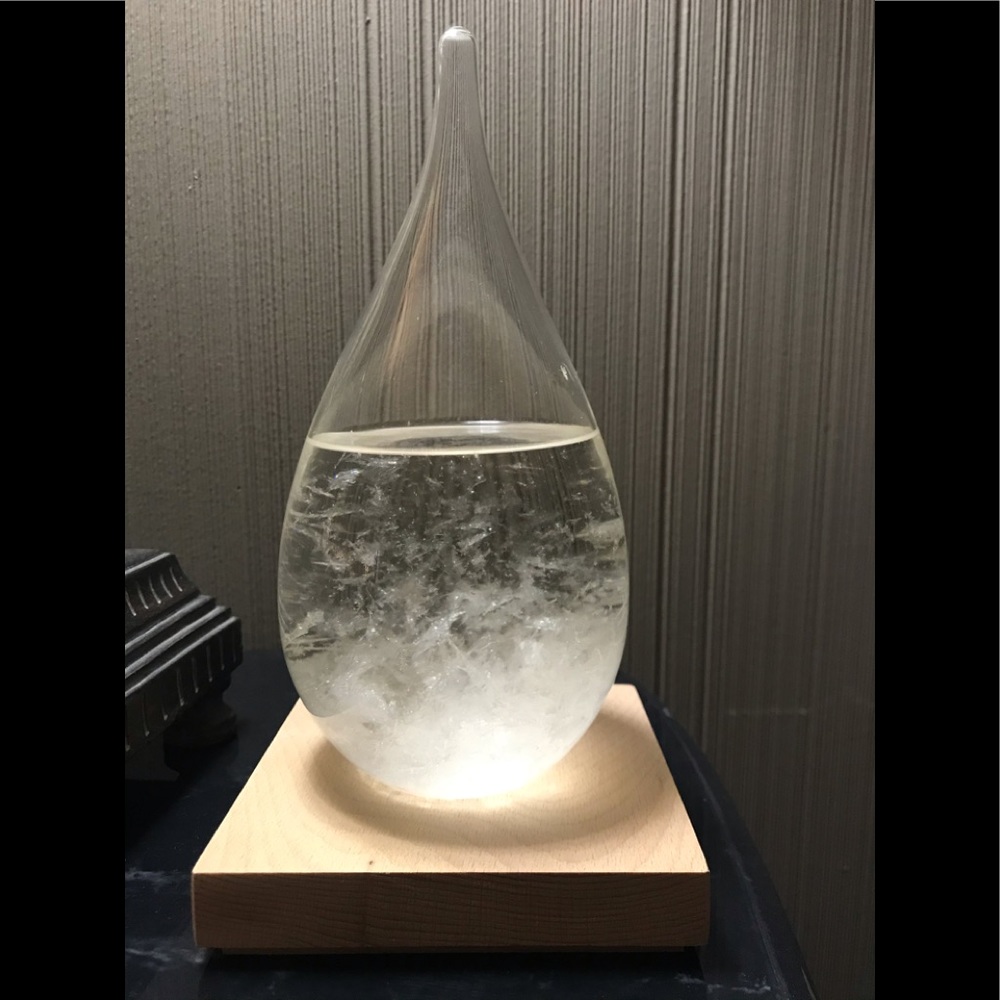 Storm glass w/box